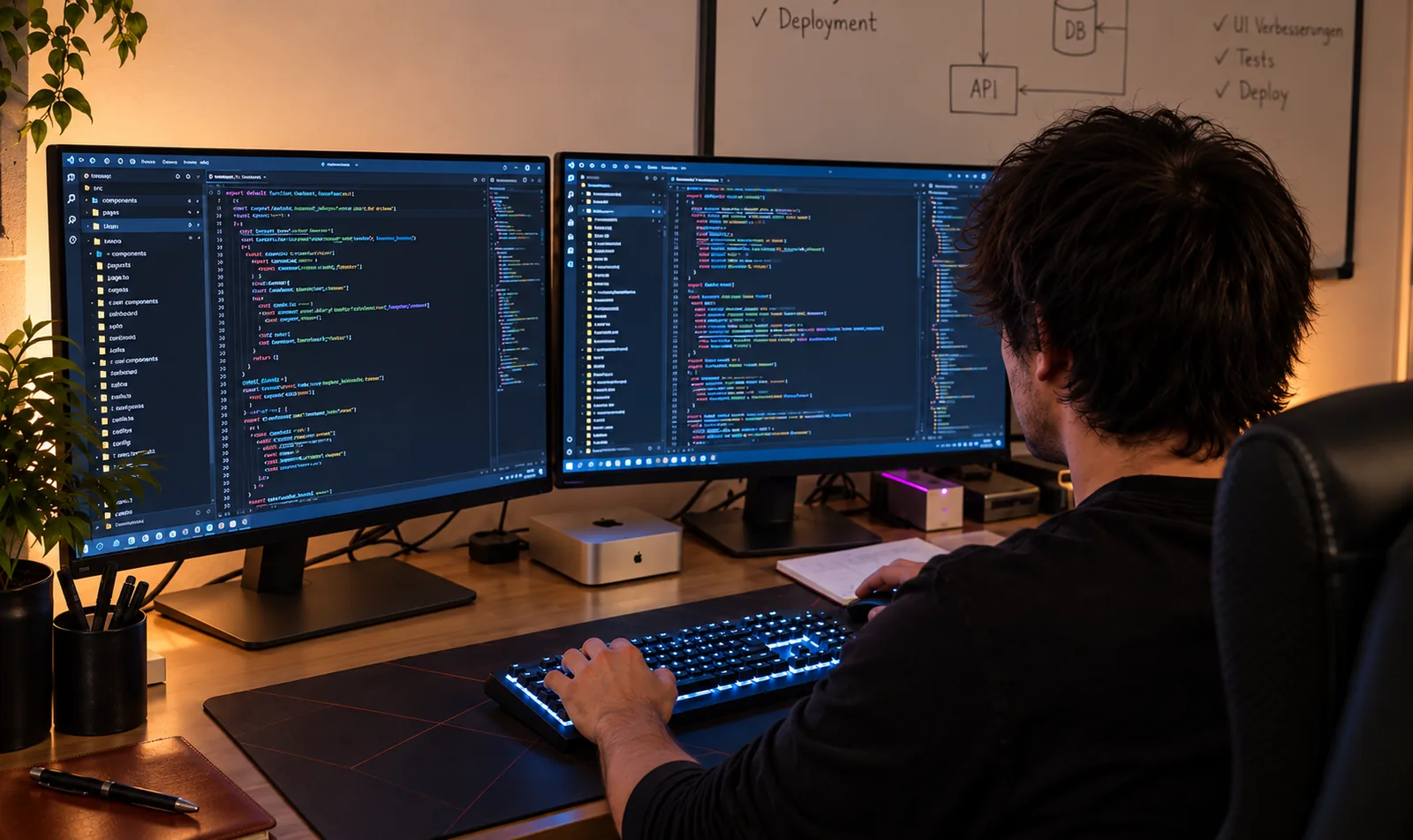 Arbeitsplatz und Entwicklungsumgebung von CodeAlp